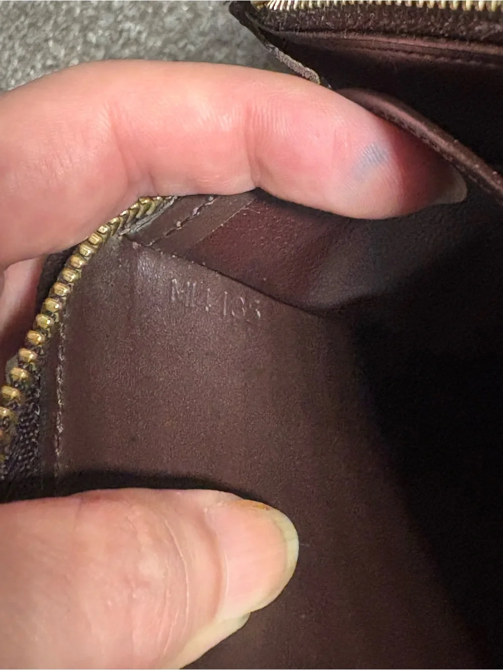 Authentic Louis Vuitton Monogram Vernis Long Wallet